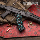 AK 47 Mag Paintball Tiffany Blue Tiger Gun Skin Vinyl Wrap