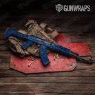 AK 47 Paintball Elite Blue Gun Skin Vinyl Wrap