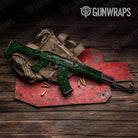 AK 47 Paintball Elite Green Gun Skin Vinyl Wrap