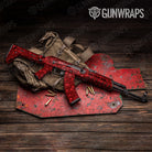 AK 47 Paintball Elite Red Gun Skin Vinyl Wrap