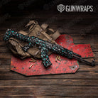 AK 47 Paintball Tiffany Blue Tiger Gun Skin Vinyl Wrap