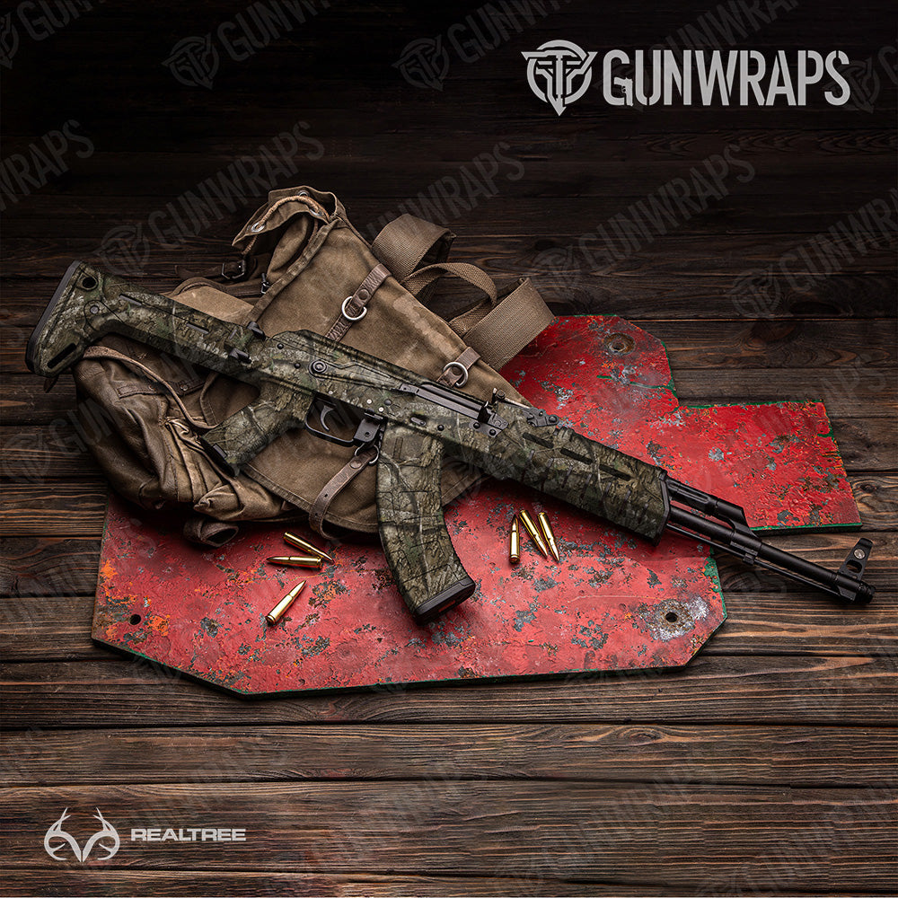 AK 47 Realtree APX Camo Gun Skin Vinyl Wrap