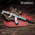 AK 47 Realtree WAV3 White Camo Gun Skin Vinyl Wrap