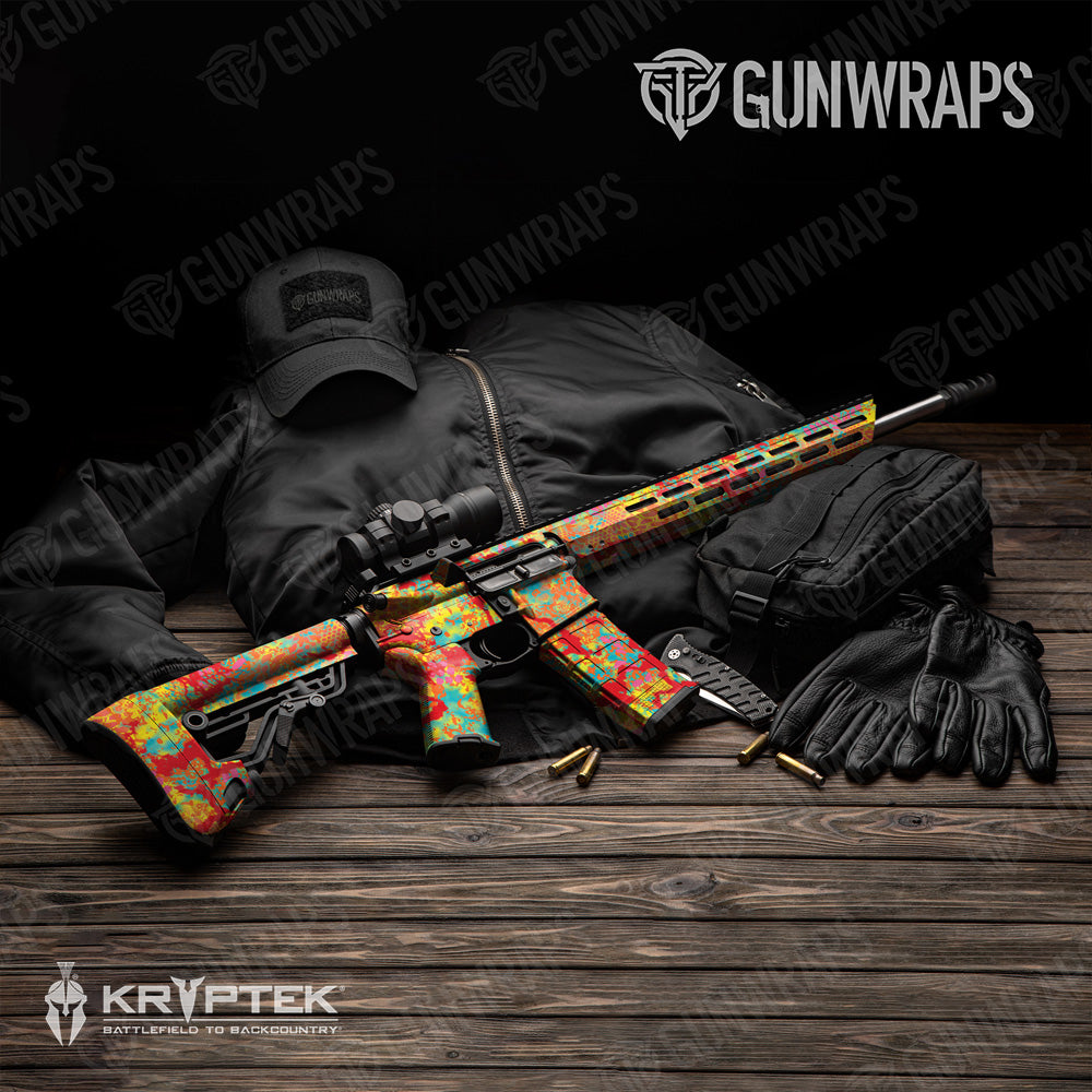 AR 15 Kryptek Obskura Loki Camo Gun Skin Vinyl Wrap