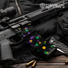 AR 15 Mag & Mag Well Paintball Mardi Gras Gun Skin Vinyl Wrap