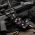 AR 15 Mag & Mag Well Paintball Pink Tiger Gun Skin Vinyl Wrap