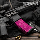 AR 15 Mag Paintball Elite Magenta Gun Skin Vinyl Wrap