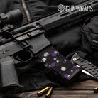 AR 15 Mag Paintball Purple Tiger Gun Skin Vinyl Wrap