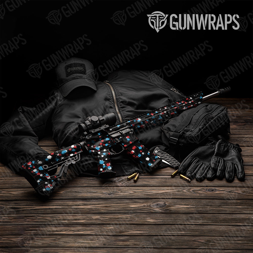 AR 15 Paintball America Gun Skin Vinyl Wrap