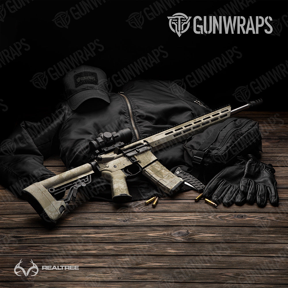 AR 15 Realtree XTREME Sandstone Camo Gun Skin Vinyl Wrap