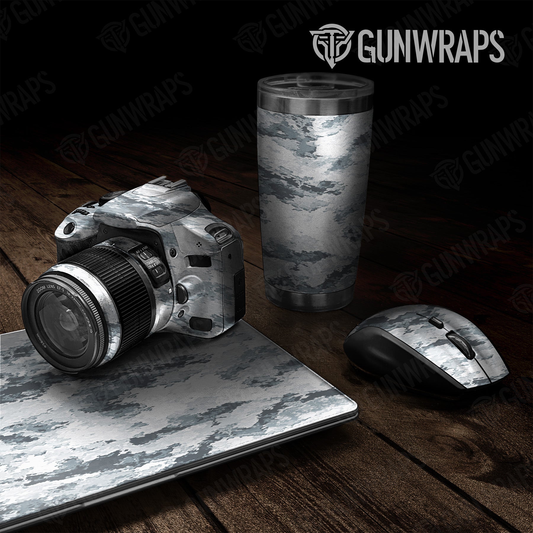 Universal Sheet A-TACS AT-X Camo Gear Skin Vinyl Wrap Film