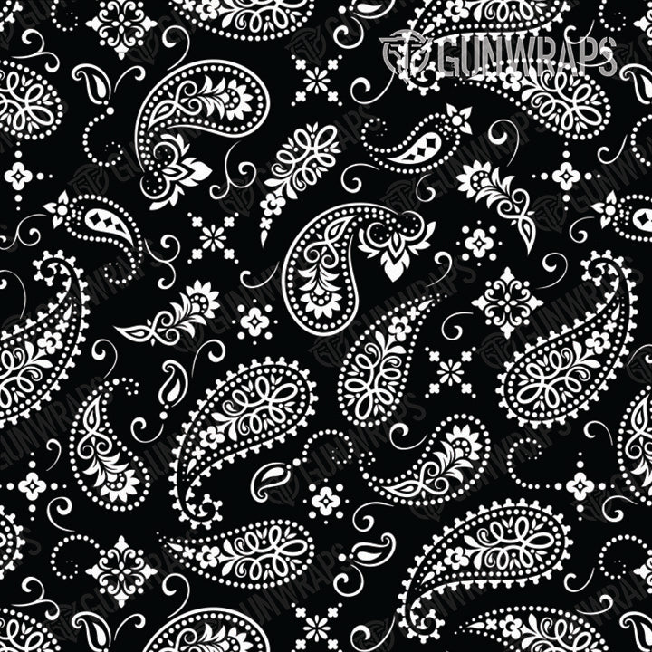 AR 15 Bandana Black & White Gun Skin Pattern