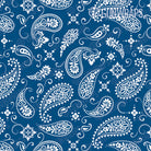 AR 15 Mag & Mag Well Bandana Blue & White Gun Skin Pattern