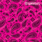 AK 47 Bandana Magenta & Black Gun Skin Pattern