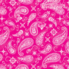 Scope Bandana Magenta & White Gear Skin Pattern