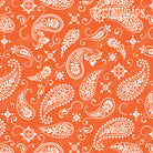 Pistol & Revolver Bandana Orange & White Gun Skin Pattern