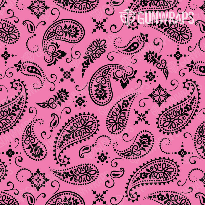 AR 15 Bandana Pink & Black Gun Skin Pattern