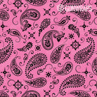 AR 15 Mag Well Bandana Pink & Black Gun Skin Pattern