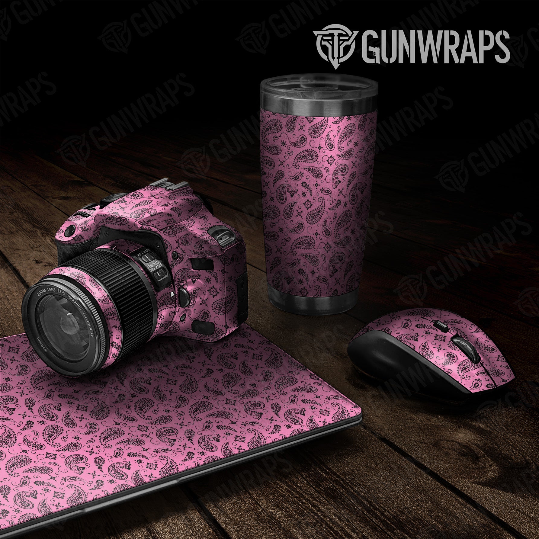 Bandana Pink Black Universal Sheet 