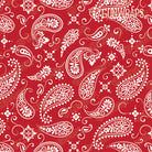 AR 15 Bandana Red & White Gun Skin Pattern