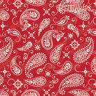 Universal Sheet Bandana Red & White Gun Skin Pattern