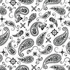 Tactical Bandana White & Black Gun Skin Pattern