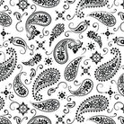 Universal Sheet Bandana White & Black Gun Skin Pattern