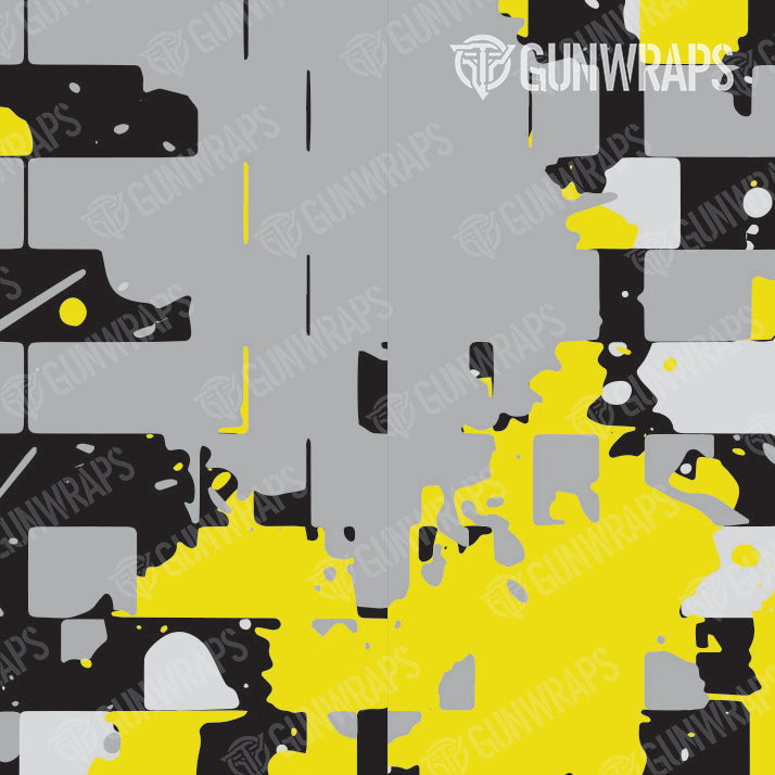 Scope Broken Plaid Yellow Camo Gear Skin Pattern