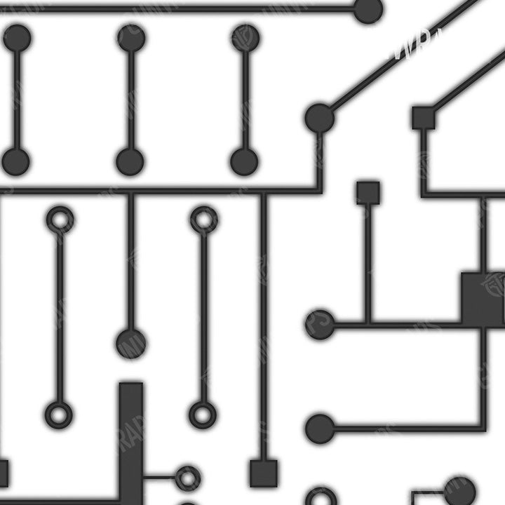 AR 15 Circuit Board Black Gun Skin Pattern