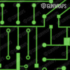 AR 15 Circuit Board Green Gun Skin Pattern