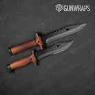 Damascus Autumn Knife Gear Skin Vinyl Wrap