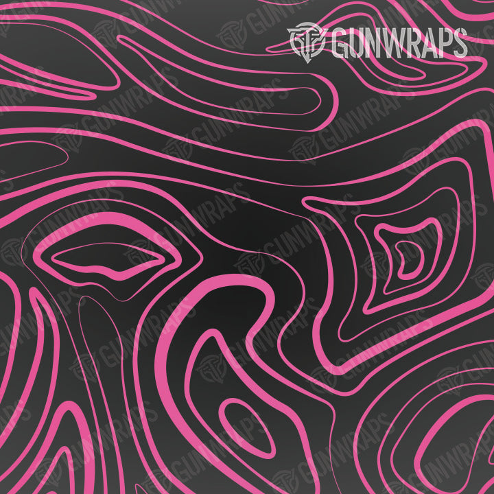 AK 47 Damascus Magenta Gun Skin Pattern