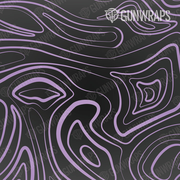 AR 15 Damascus Purple Gun Skin Pattern