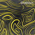 AR 15 Damascus Yellow Gun Skin Pattern