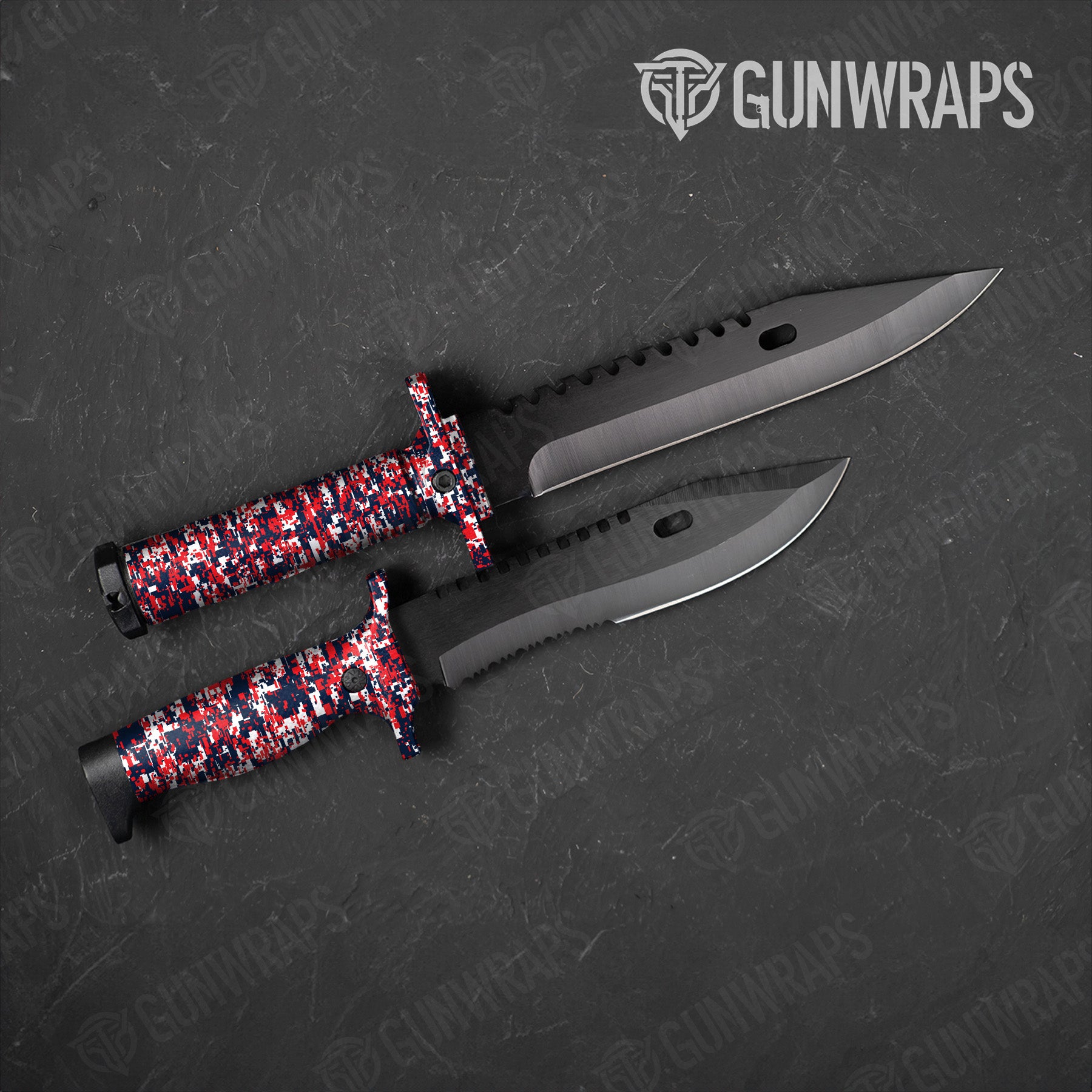 Digital America Camo Knife Gear Skin Vinyl Wrap