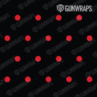 Universal Sheet Dotted Black Cherry Gun Skin Pattern