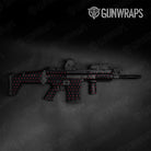 Tactical Dotted Black Cherry Gun Skin Pattern