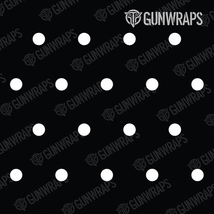 AR 15 Mag Well Dotted Black Gun Skin Pattern