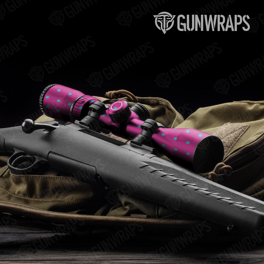 Scope Dotted Retro Blue Gun Skin Pattern