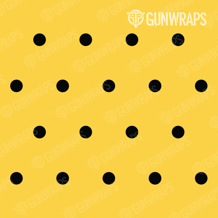 AR 15 Mag Well Dotted Sunflower Gun Skin Pattern