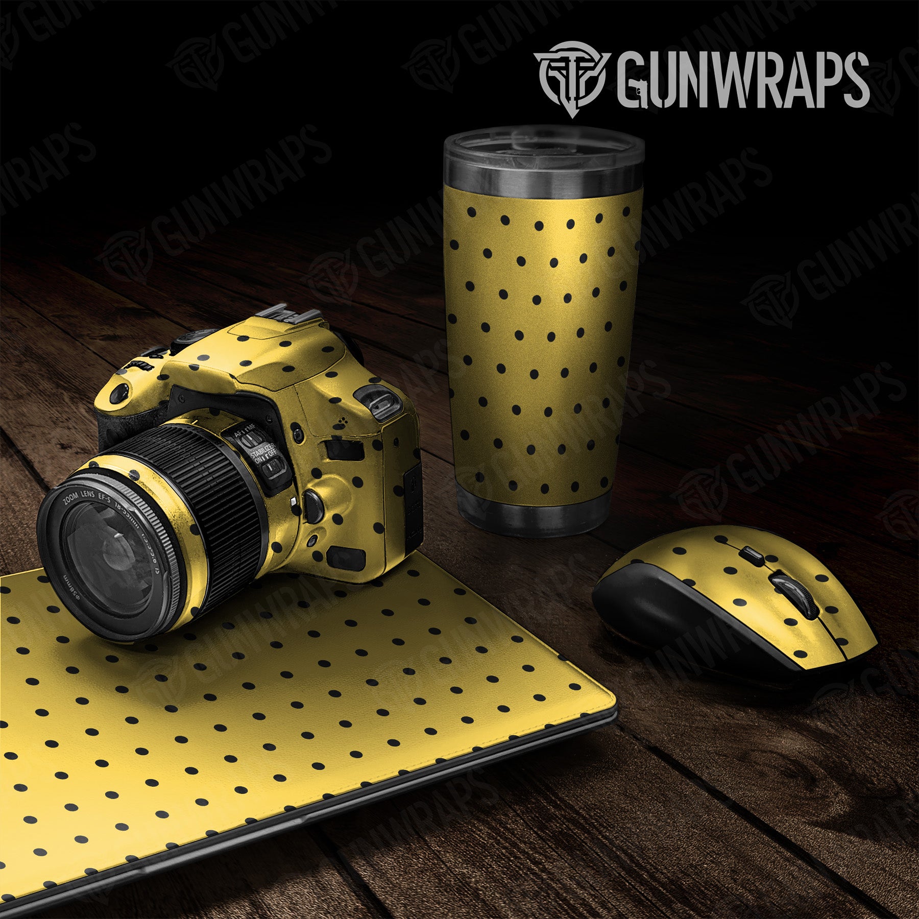 Universal Sheet Dotted Sunflower Gun Skin Pattern