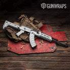 AK 47 Dotted White Gun Skin Pattern