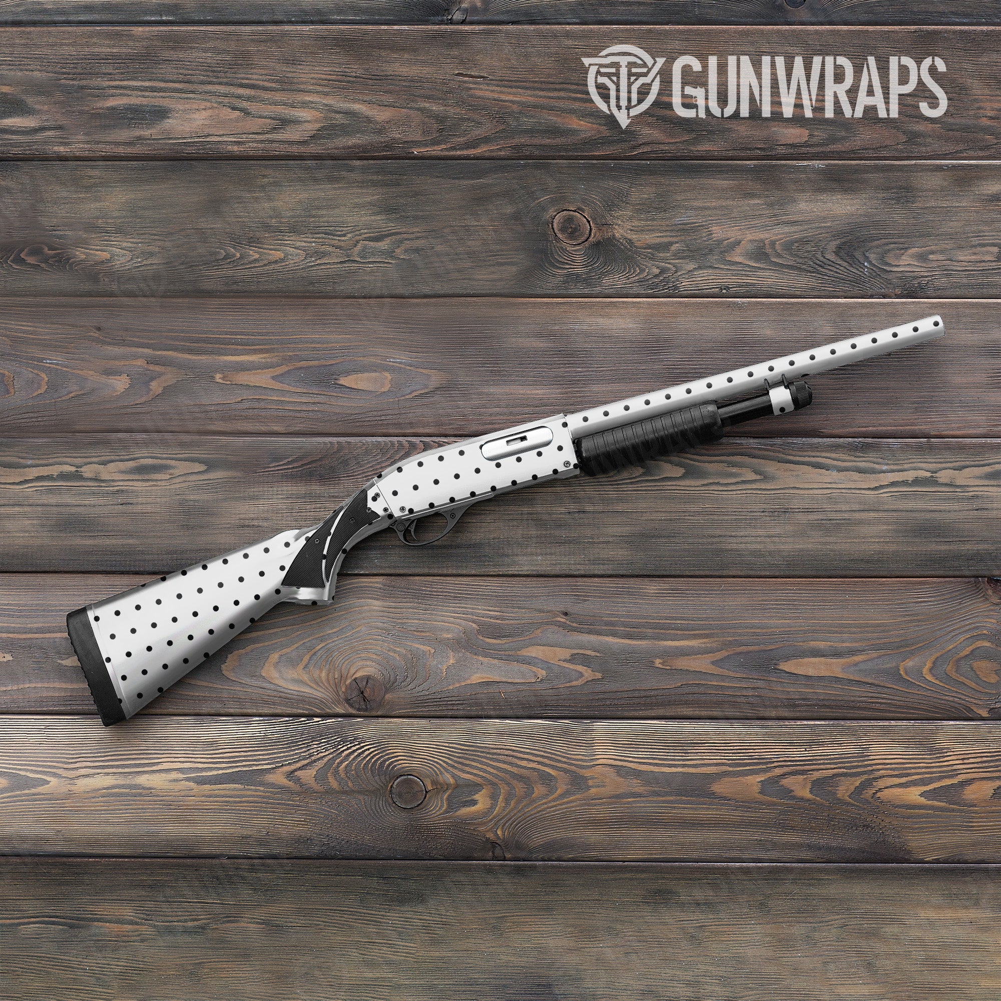 Shotgun Dotted White Gun Skin Pattern