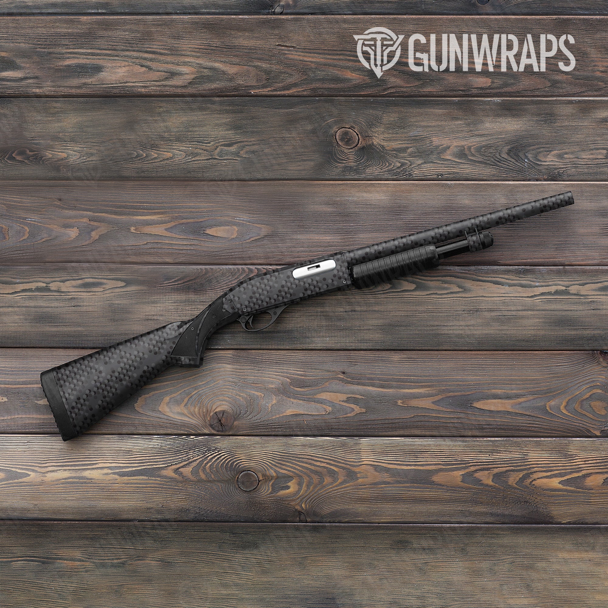 Shotgun Eclipse Camo Elite Black Gun Skin Pattern