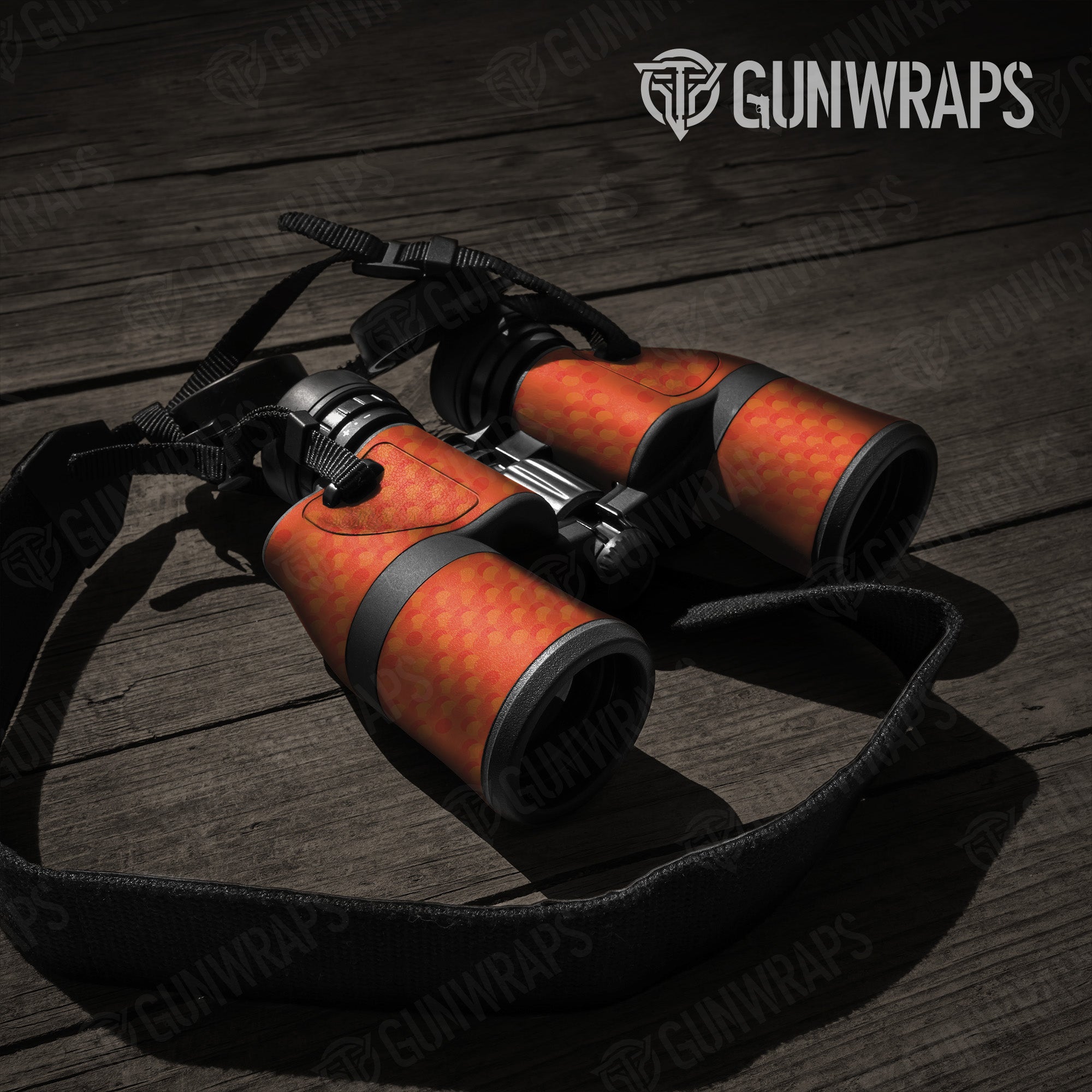 Binocular Eclipse Camo Elite Orange Gun Skin Pattern