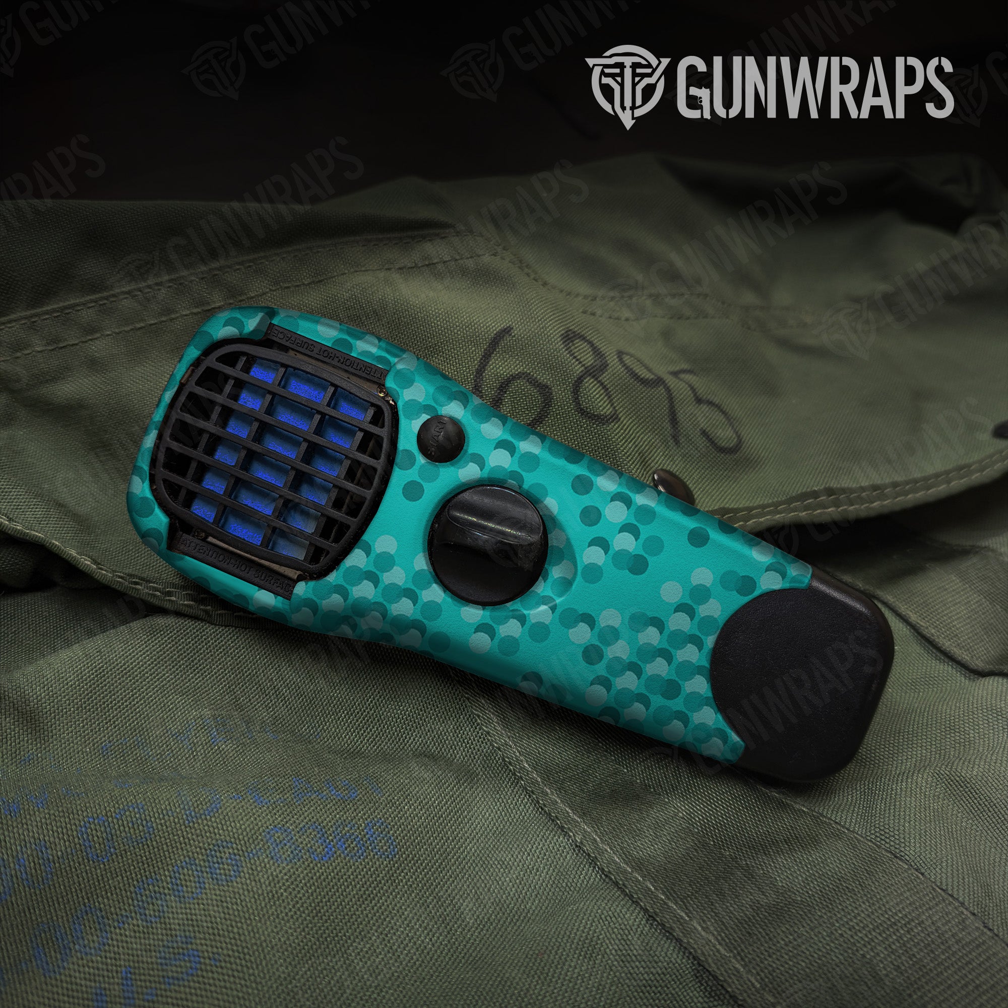 Thermacell Eclipse Camo Elite Tiffany Blue Gear Skin Pattern