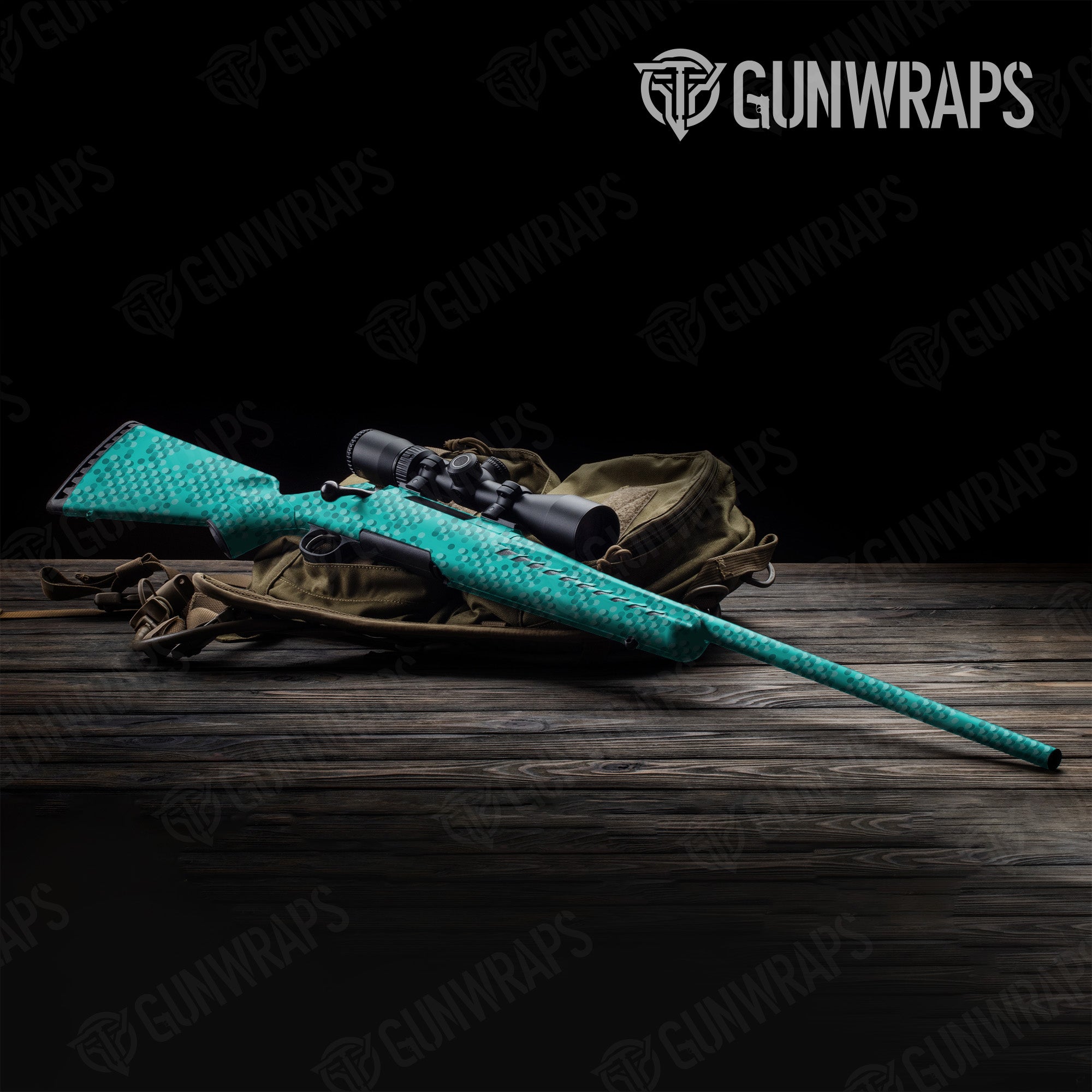 Rifle Eclipse Camo Elite Tiffany Blue Gun Skin Pattern