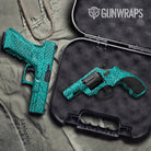 Pistol & Revolver Eclipse Camo Elite Tiffany Blue Gun Skin Pattern