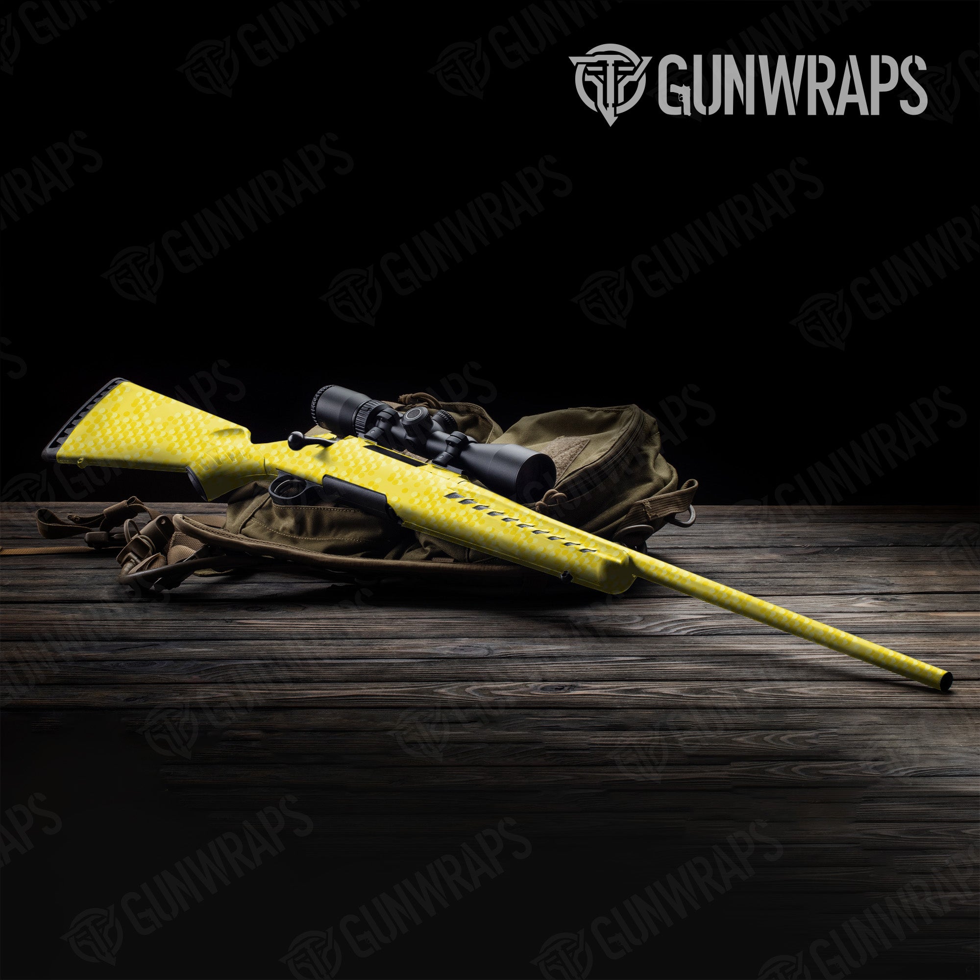 Rifle Eclipse Camo Elite Yellow Gun Skin Pattern