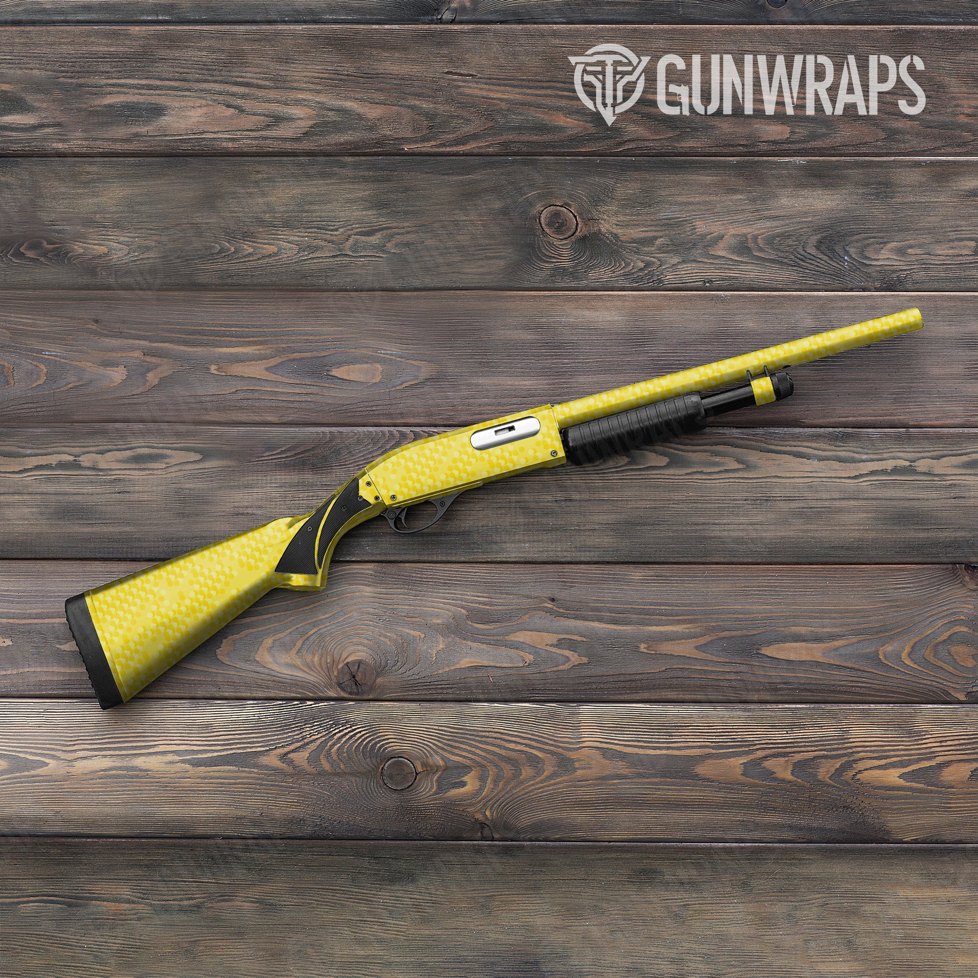 Shotgun Eclipse Camo Elite Yellow Gun Skin Pattern